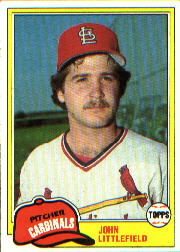 1981 Topps Baseball Cards      489     John Littlefield RC